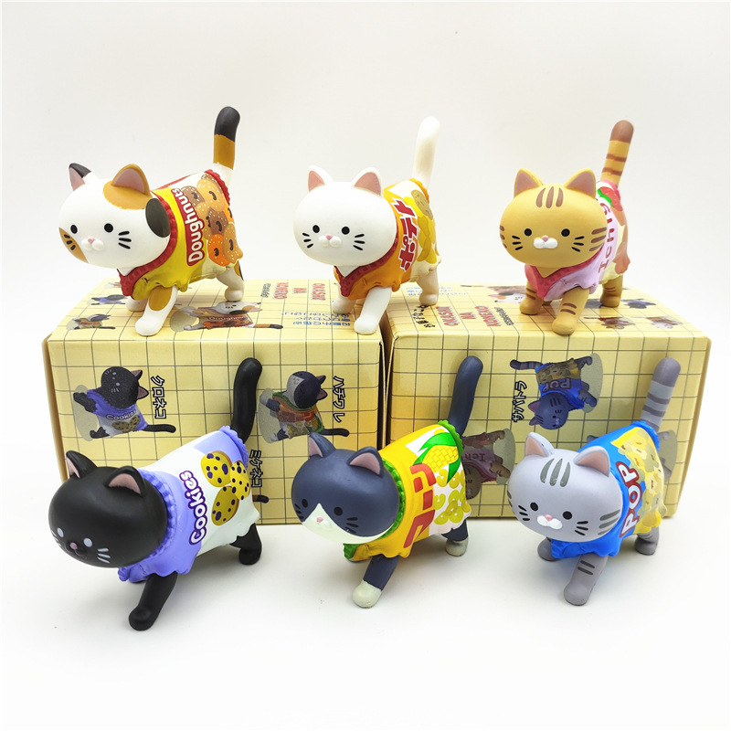 Kids Toys Xmas - Cute Cat Blind Box Wearing Candy