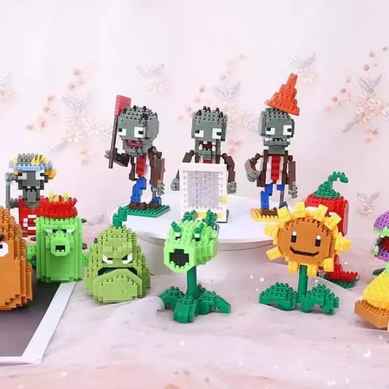 Plants VS Zombies Blocks Small - Kids Zombie Toys 评论和价格