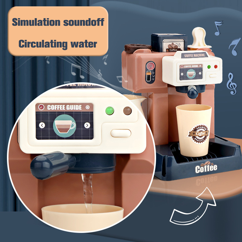 3 In 1 Coffee Machine Toy Set  - Toy Cash Register 评论和价格