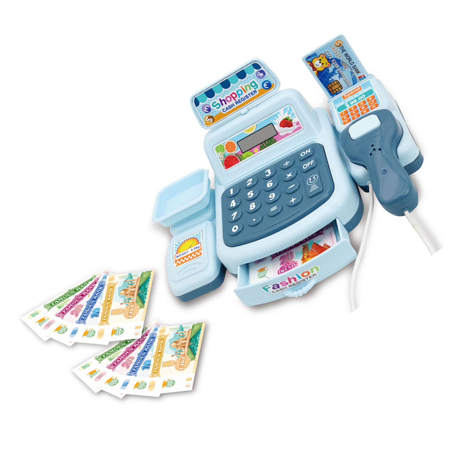Cash Register Playset Supermar - Toy Cash Register 评论和价格
