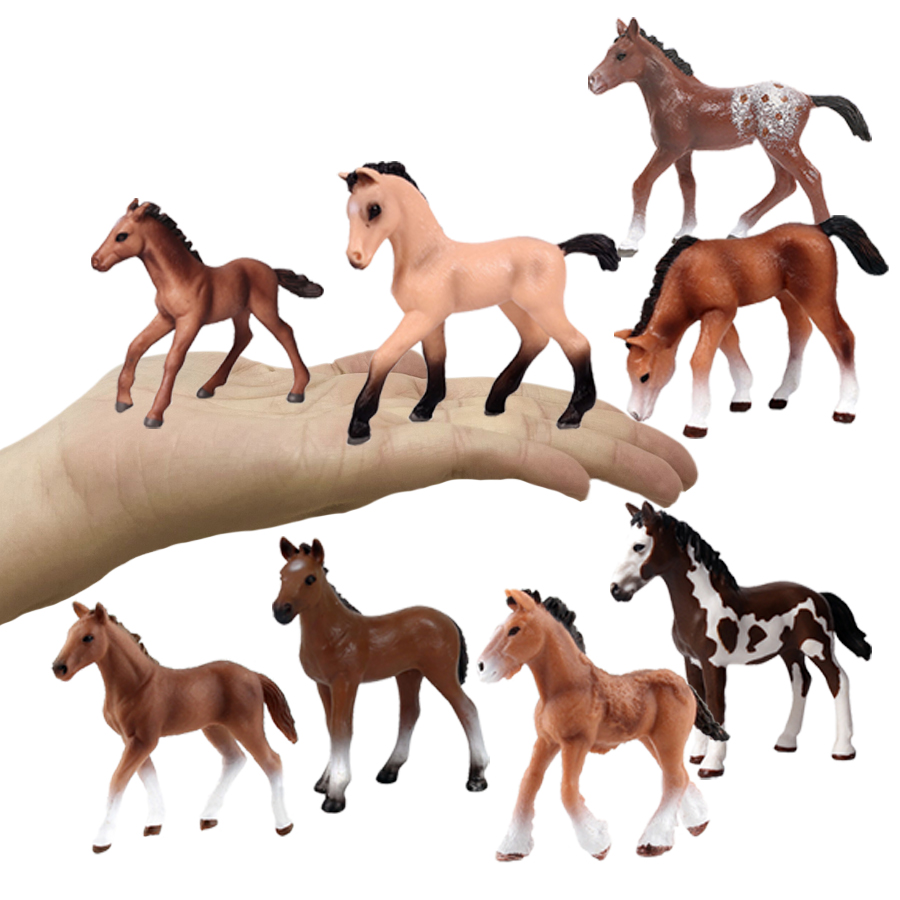 Horse Figurine Farm Animals Po - Kids Toys 3 Year Old 评论和价格