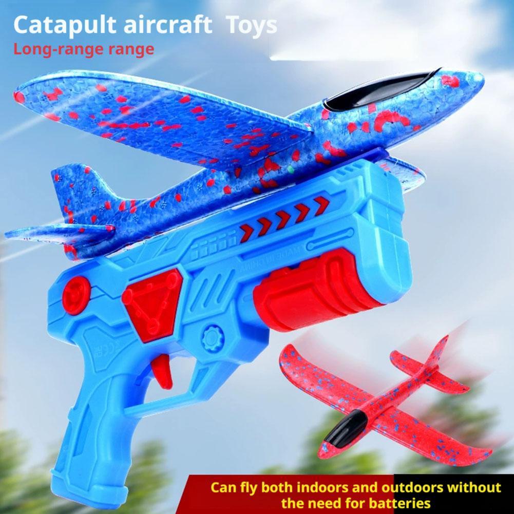 Glowing Foam Aircraft 10M Laun - Catapult Launcher Toy 评论和价格