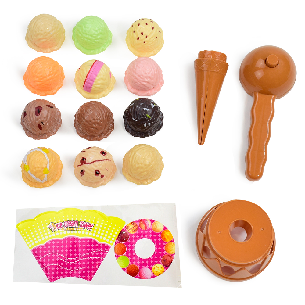 Children's Ice Cream Stacking  - Kids Toys Kitchen Set 评论和价格