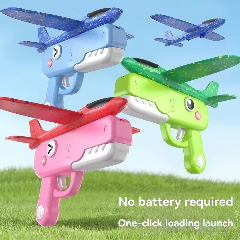 Dinosaur Foam Airplane Launche - Catapult Launcher Toy 评论和价格