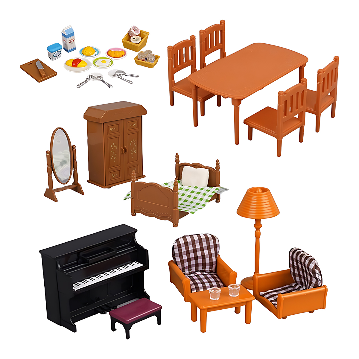Miniature Furniture 1:12 Dollh - Kids Toys Kitchen Set 评论和价格