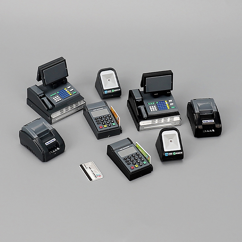 New 1Set Doll House Mini Super - Toy Cash Register 评论和价格