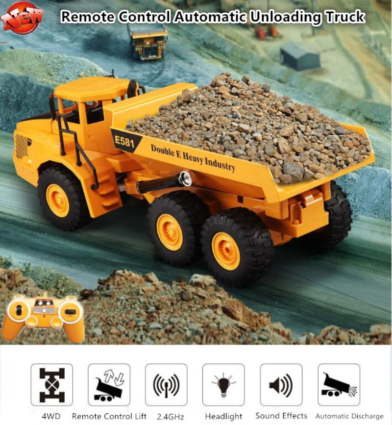 Remote Control Dump Truck RC 1 - Kids Toys Under 50 评论和价格
